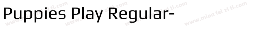 Puppies Play Regular字体转换